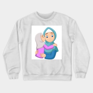 Girl and Mom T-Shirt Crewneck Sweatshirt